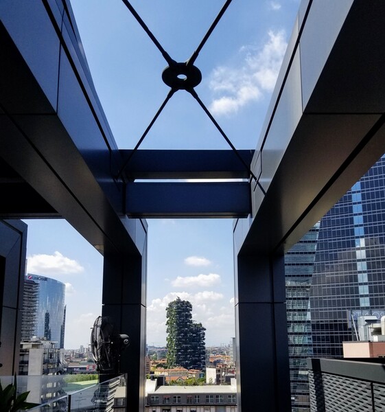 Milanos Bosco Verticale Print