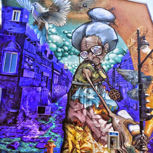 Old Lady of Le Plateau Print