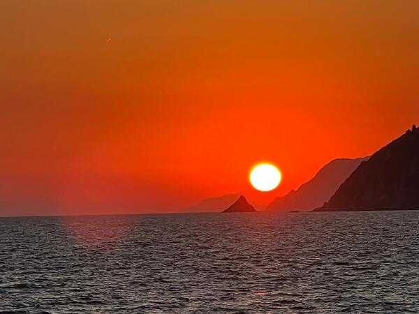 Sunset in Ponza Print