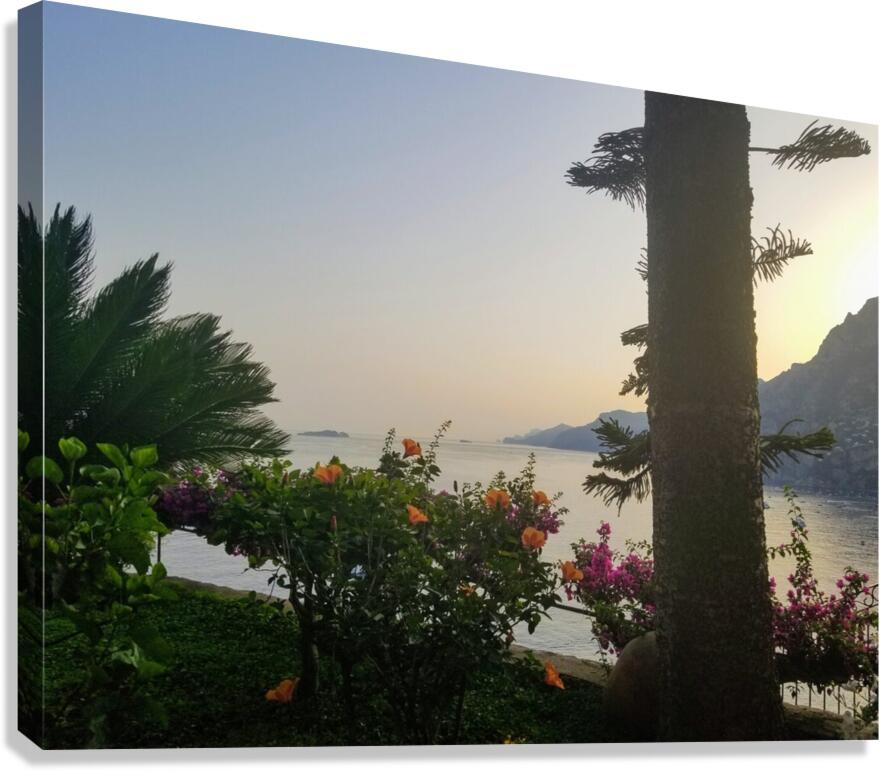 Views from the top of Il San Pietro di Positano Canvas Print