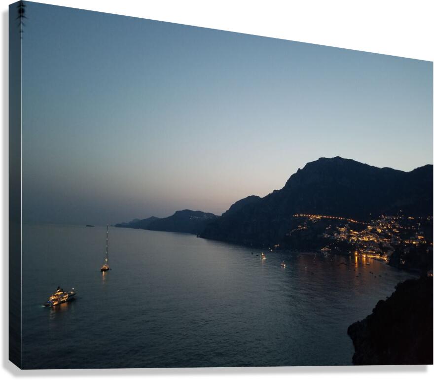 Views from Il San Pietro di Positano Canvas Print