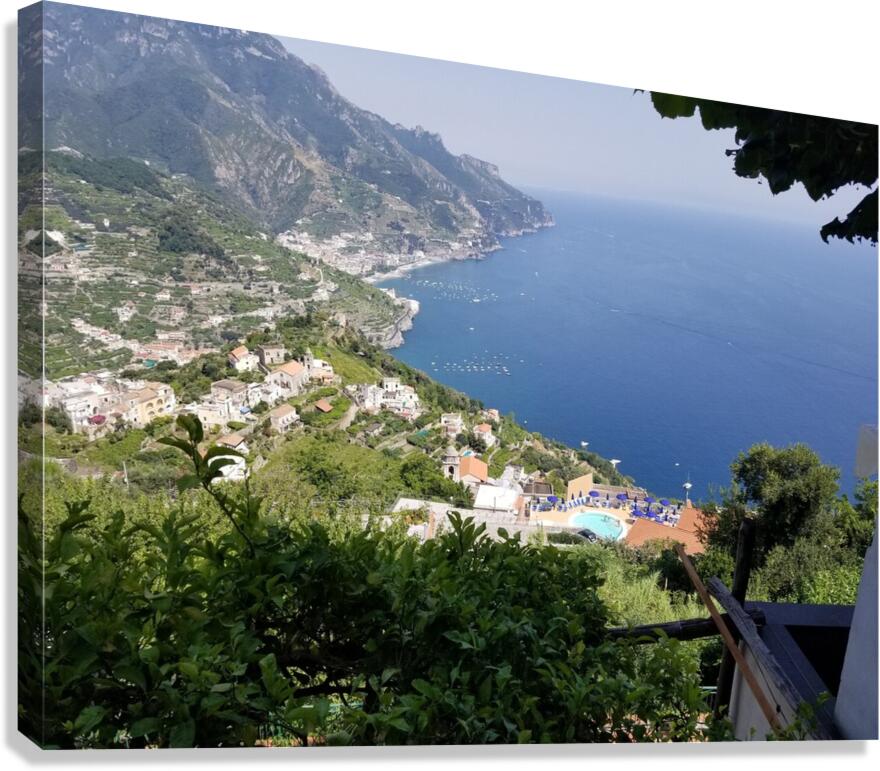 Amalfi coastline Canvas Print