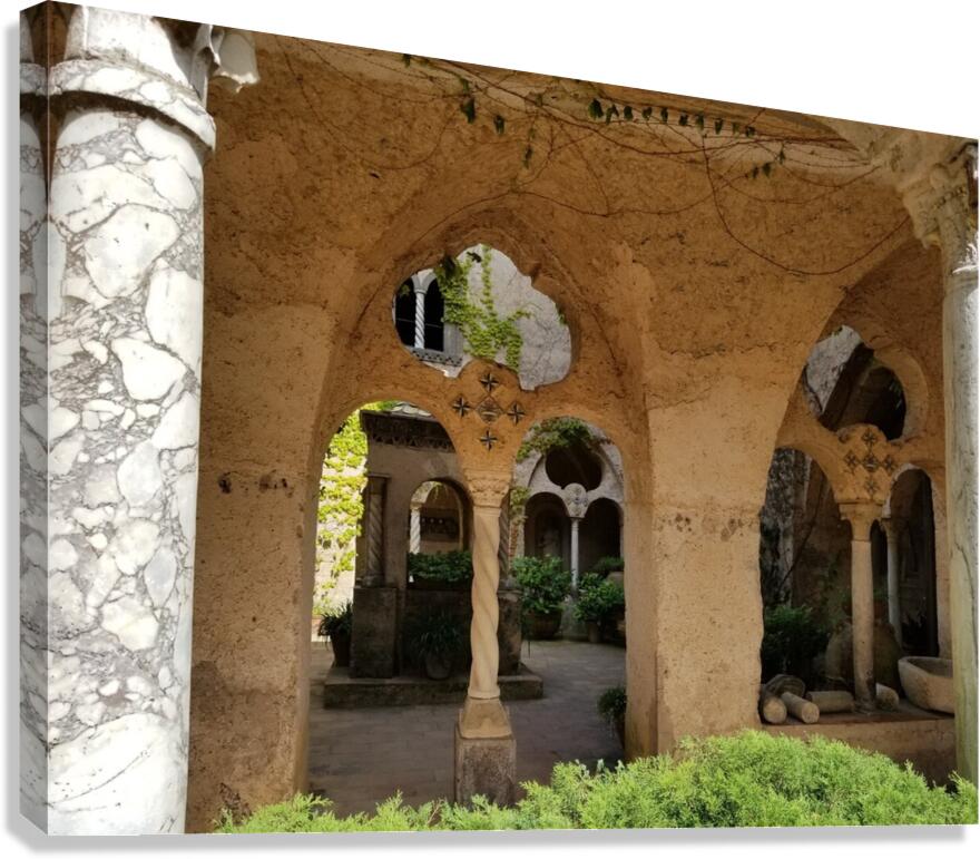 Italian village architecture Canvas Print