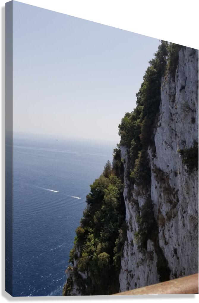 The Drop From Tiberius Castle Canvas Print