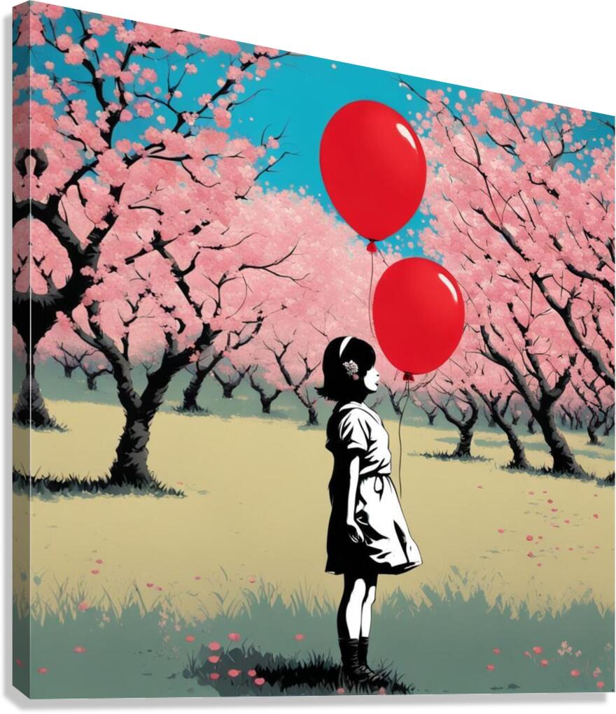 Banksy Meets Matisse 2 Canvas Print