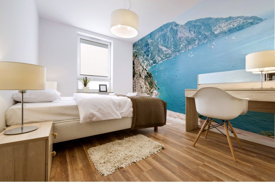 Turquoise Amalfi Views Mural print