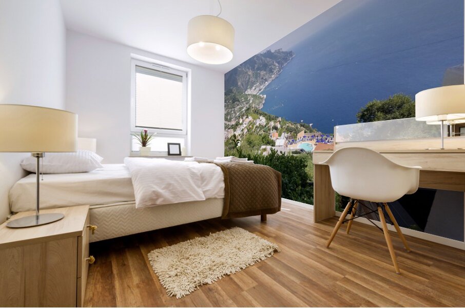 Amalfi coastline Mural print