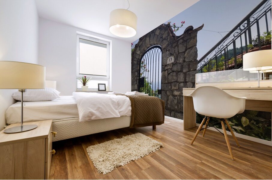 Amalfi residential gates Mural print