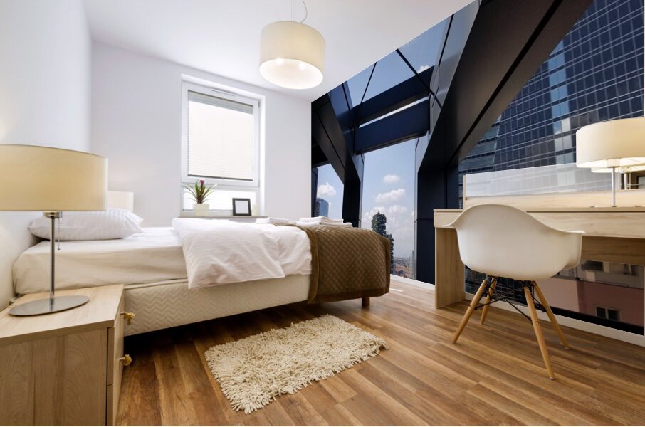 Top of Milanos City Views Mural print