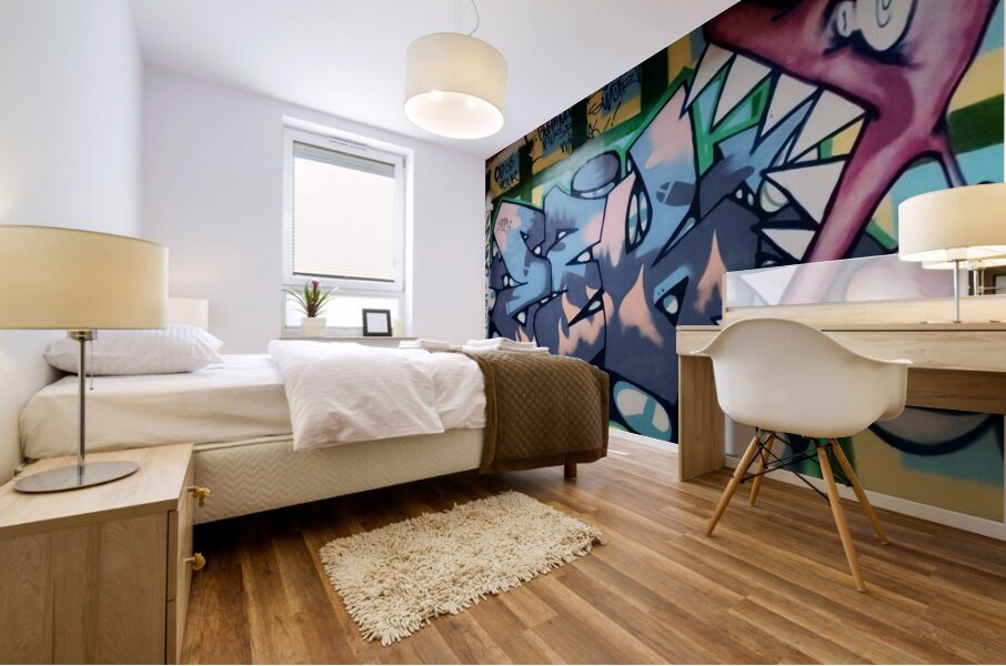 Graffiti Art Mural print