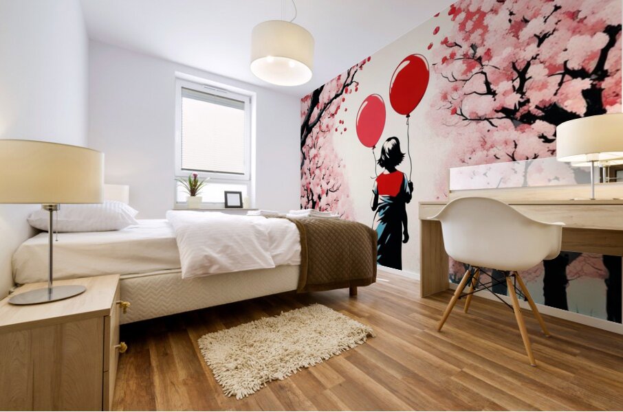 Banksy Meets Matisse Mural print