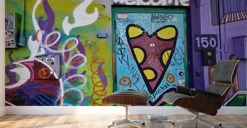 Welcome Street Art Wall Murals