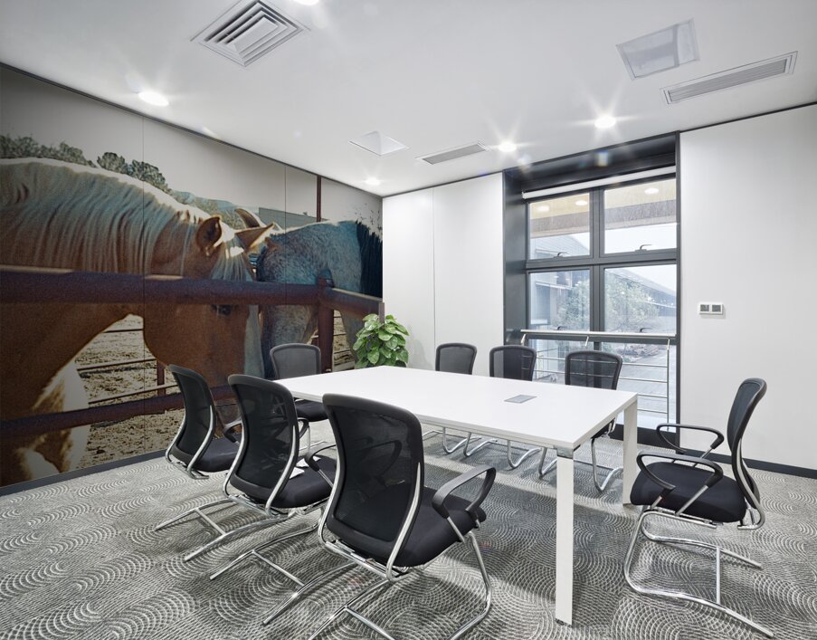 Horse Embrace  Wall Printing