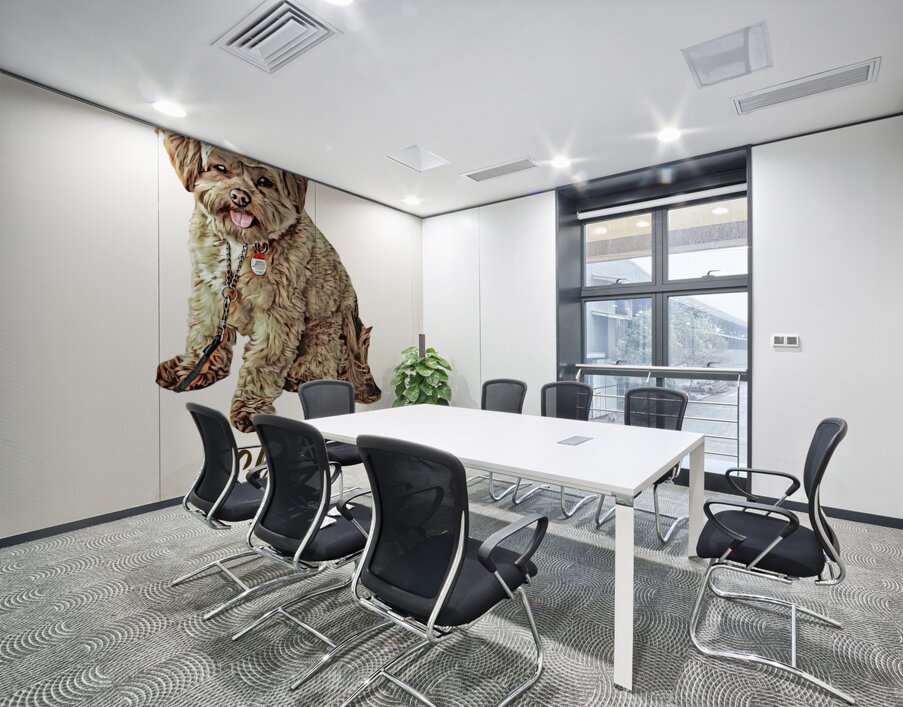 Charlie the Morkie Wall Printing