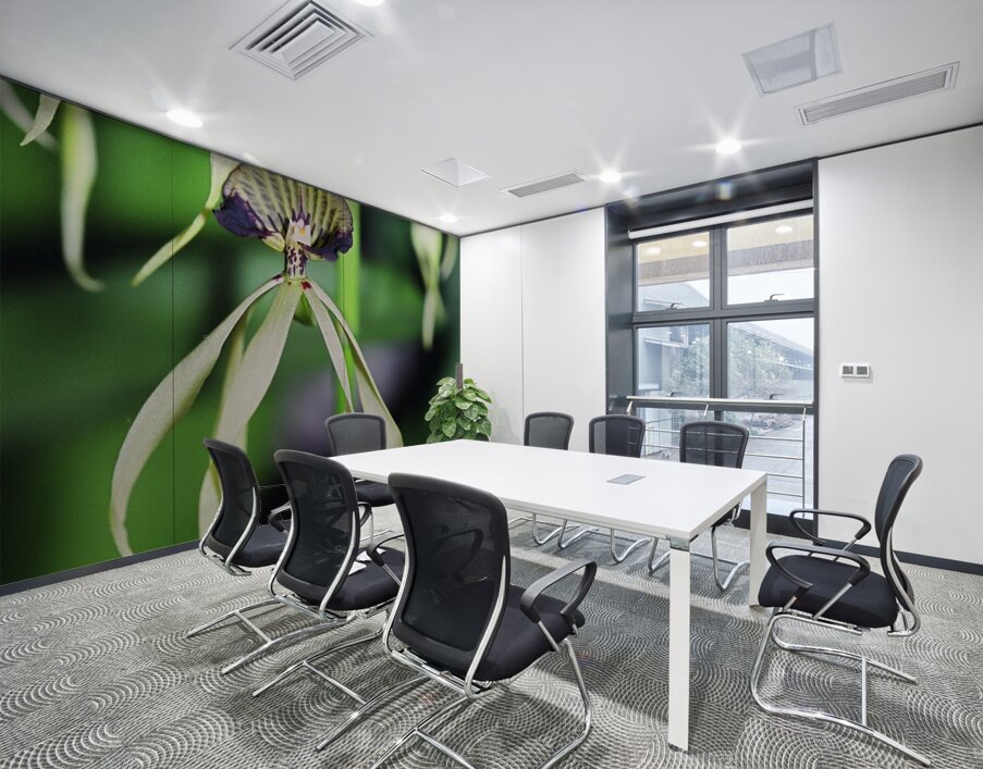 Dancing Orchid Wall Printing