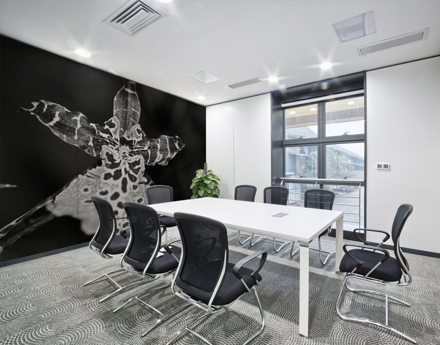 Spotted Orchid Wall Printing