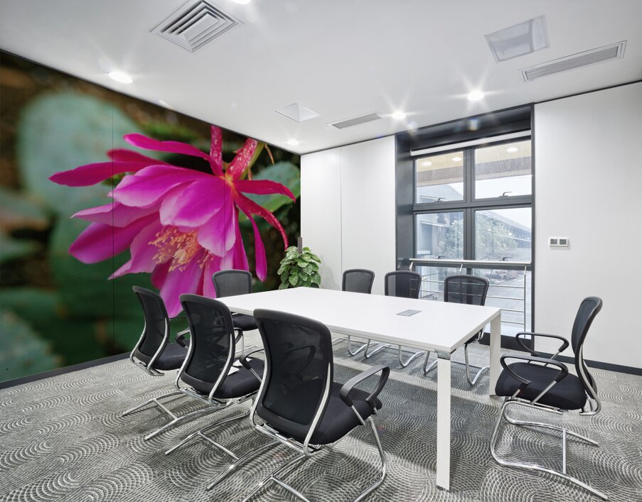 Fuschia Peony Side View Wall Printing