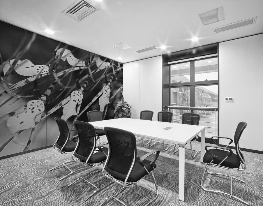 Black and White Floral Series 3 Wall Printing