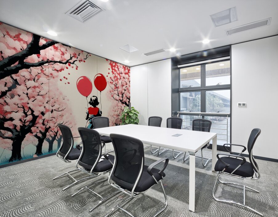 Banksy Meets Matisse Wall Printing