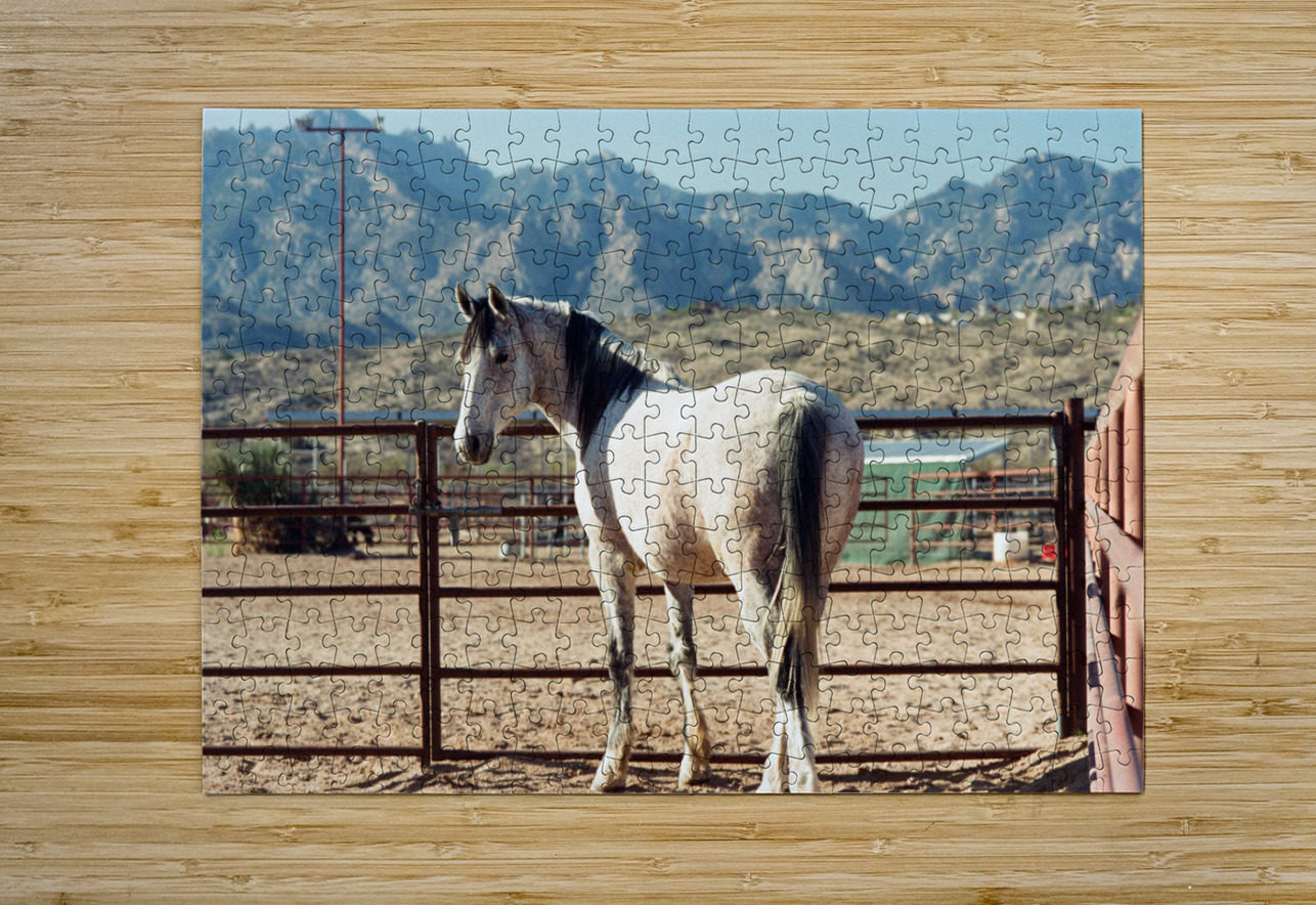 Horse and Mountains Bonnies Wall Art Puzzle printing