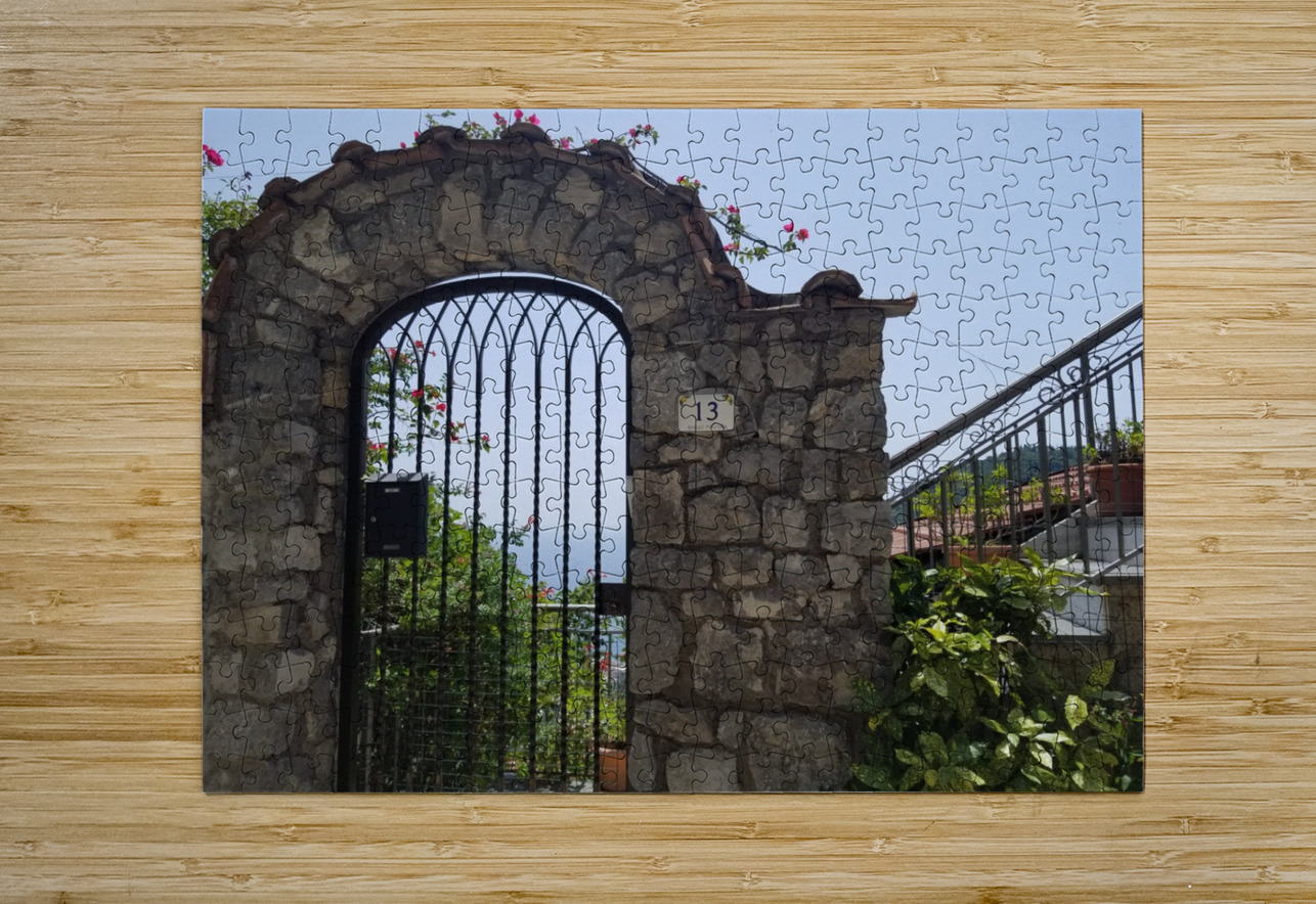 Amalfi residential gates Bonnies Wall Art Puzzle printing