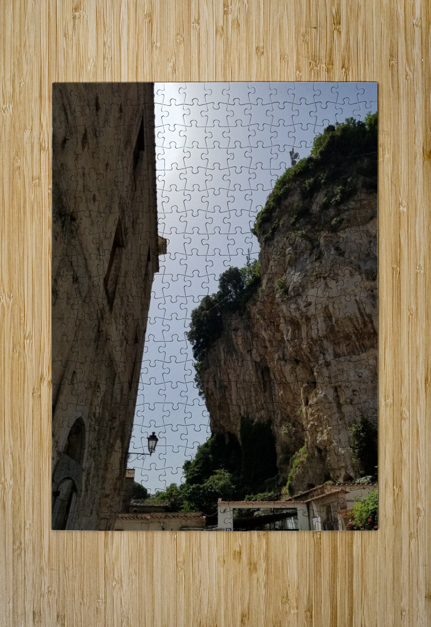 A City Built Amongst Mountains Bonnies Wall Art Puzzle printing