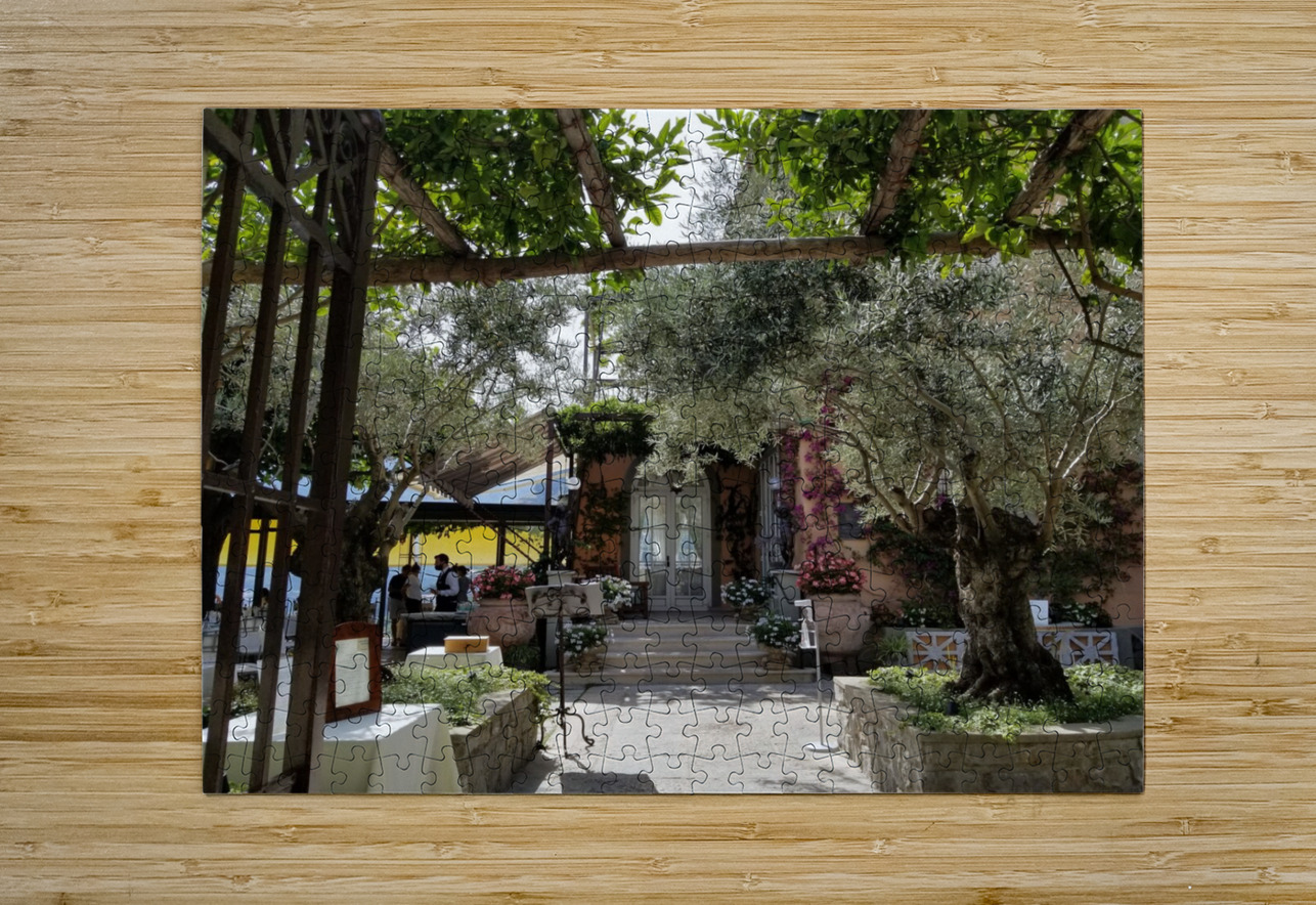 Amalfi lunch spot Bonnies Wall Art Puzzle printing