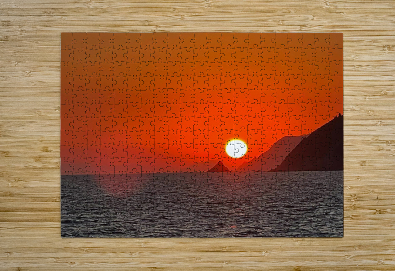 Sunset in Ponza Bonnies Wall Art Puzzle printing