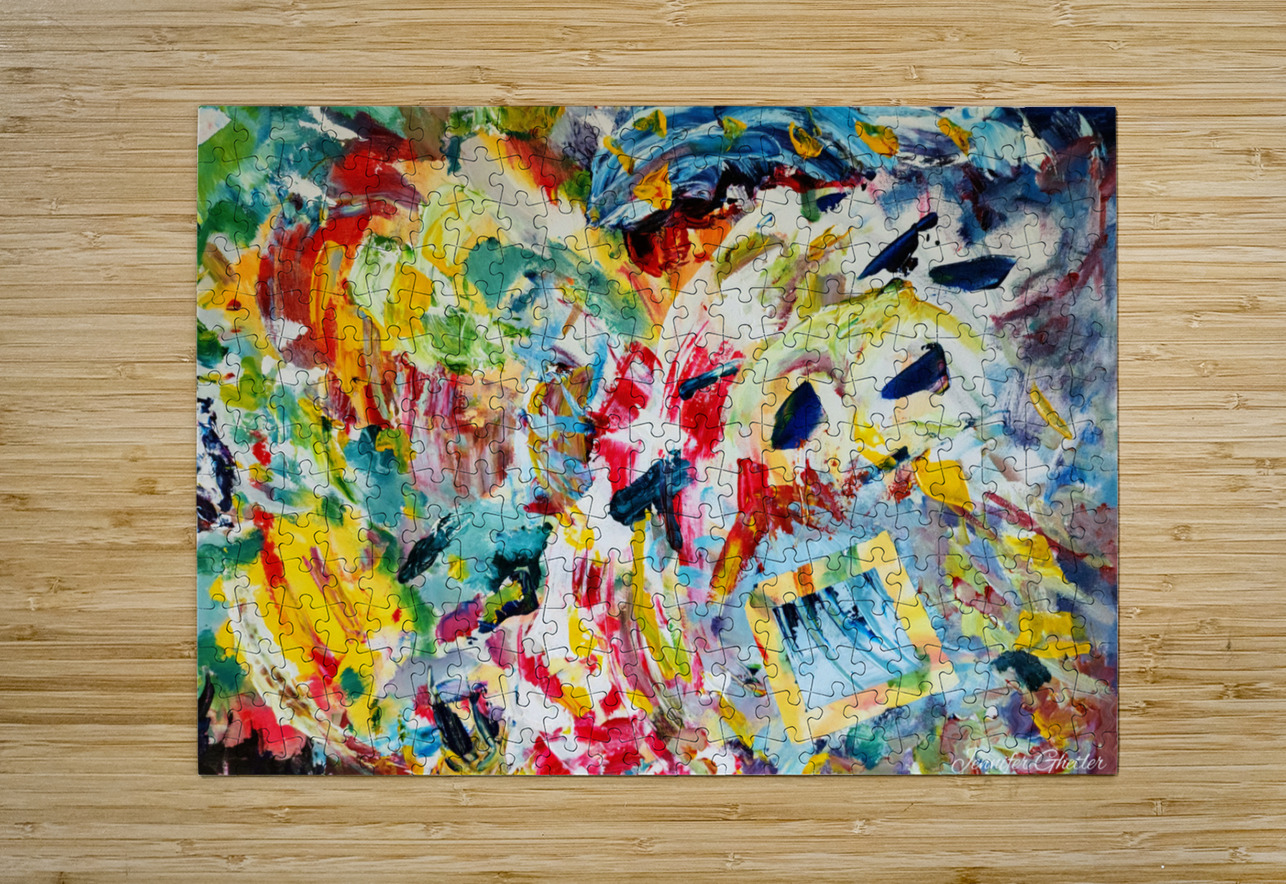 Color Beauty Bonnies Wall Art Puzzle printing