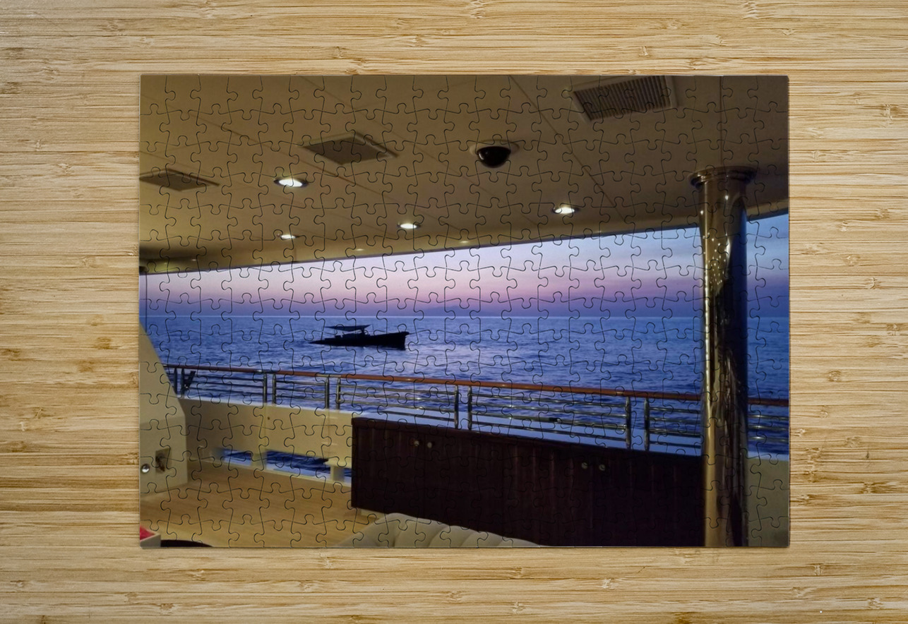 Boats On A Blue Sea Bonnies Wall Art Puzzle printing