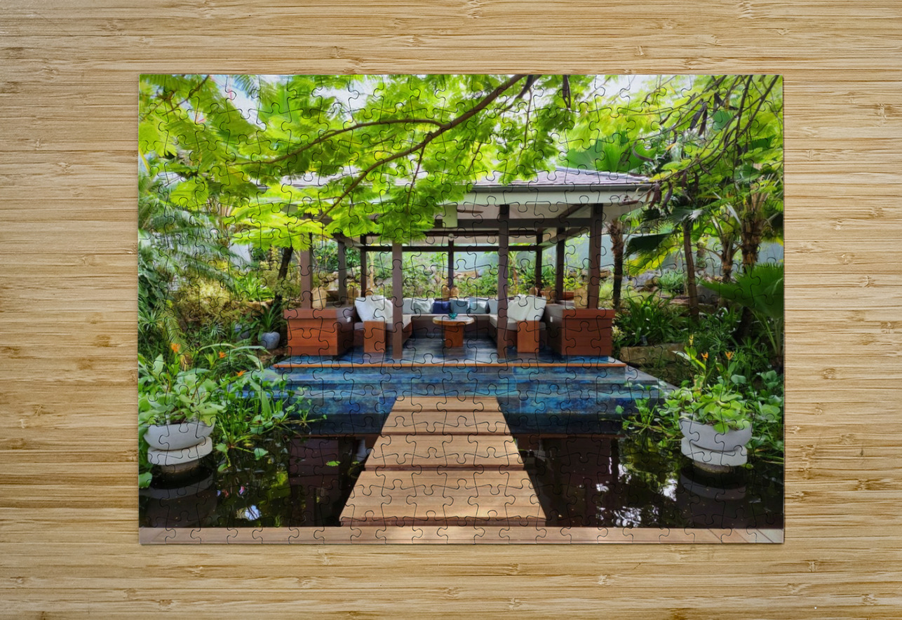 A peaceful Oasis Bonnies Wall Art Puzzle printing