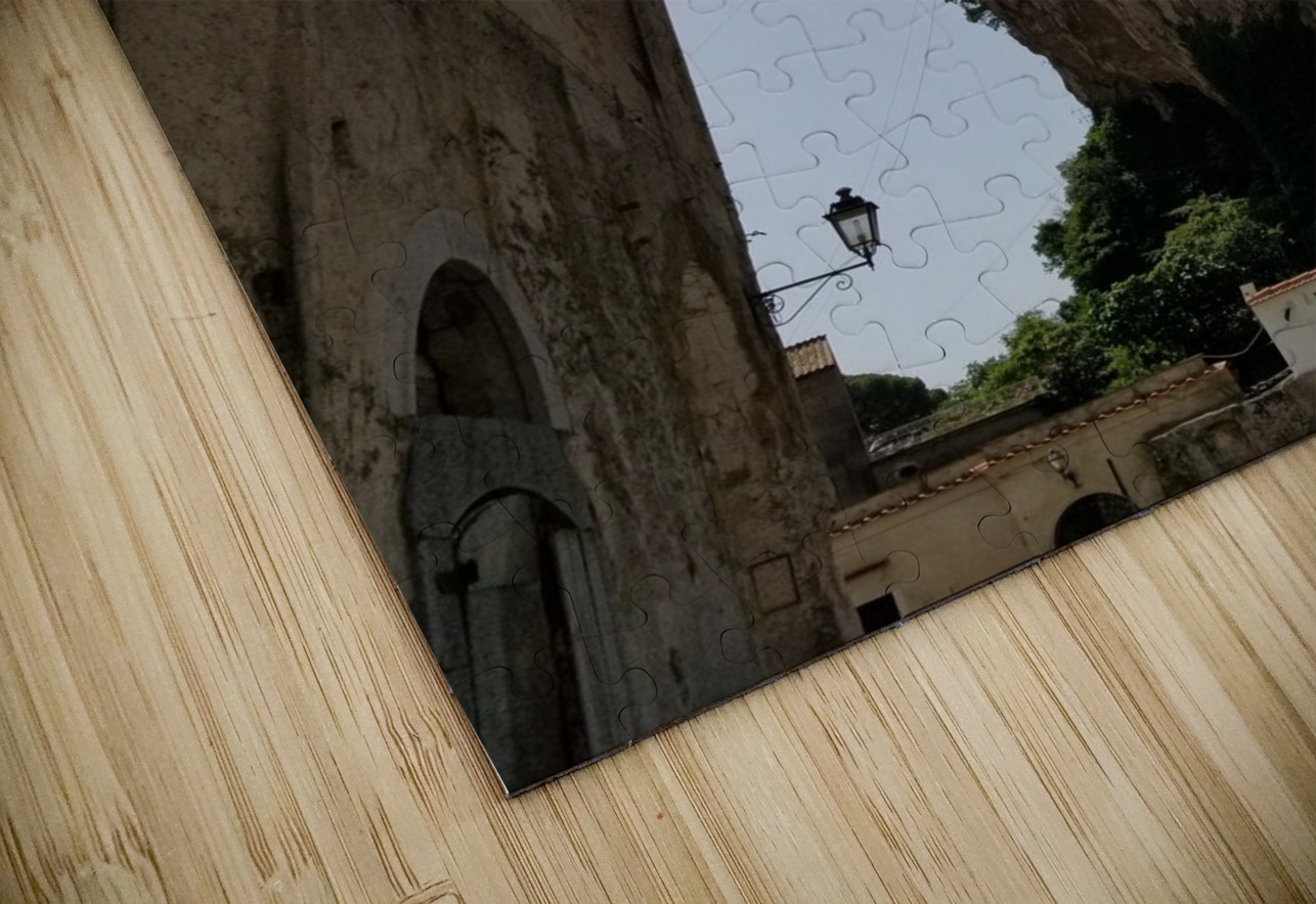 A City Built Amongst Mountains Bonnies Wall Art Puzzle