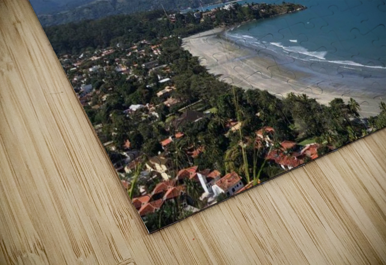 Turquoise Views From The Amalfi Bonnies Wall Art Puzzle