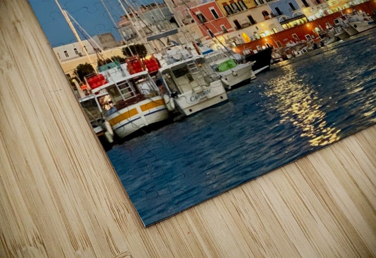 Full Moon Over Ponza Bonnies Wall Art Puzzle