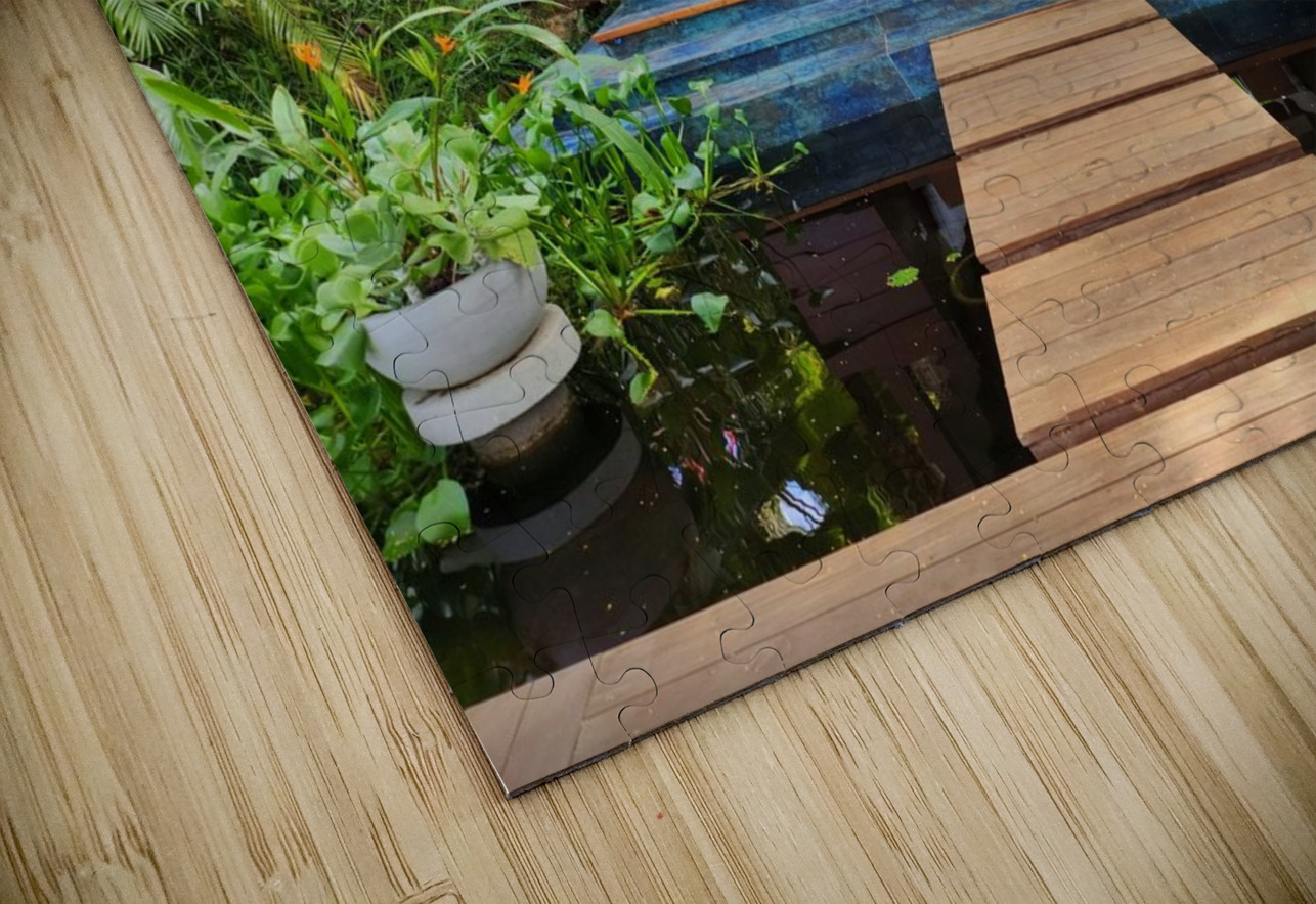 A peaceful Oasis Bonnies Wall Art Puzzle