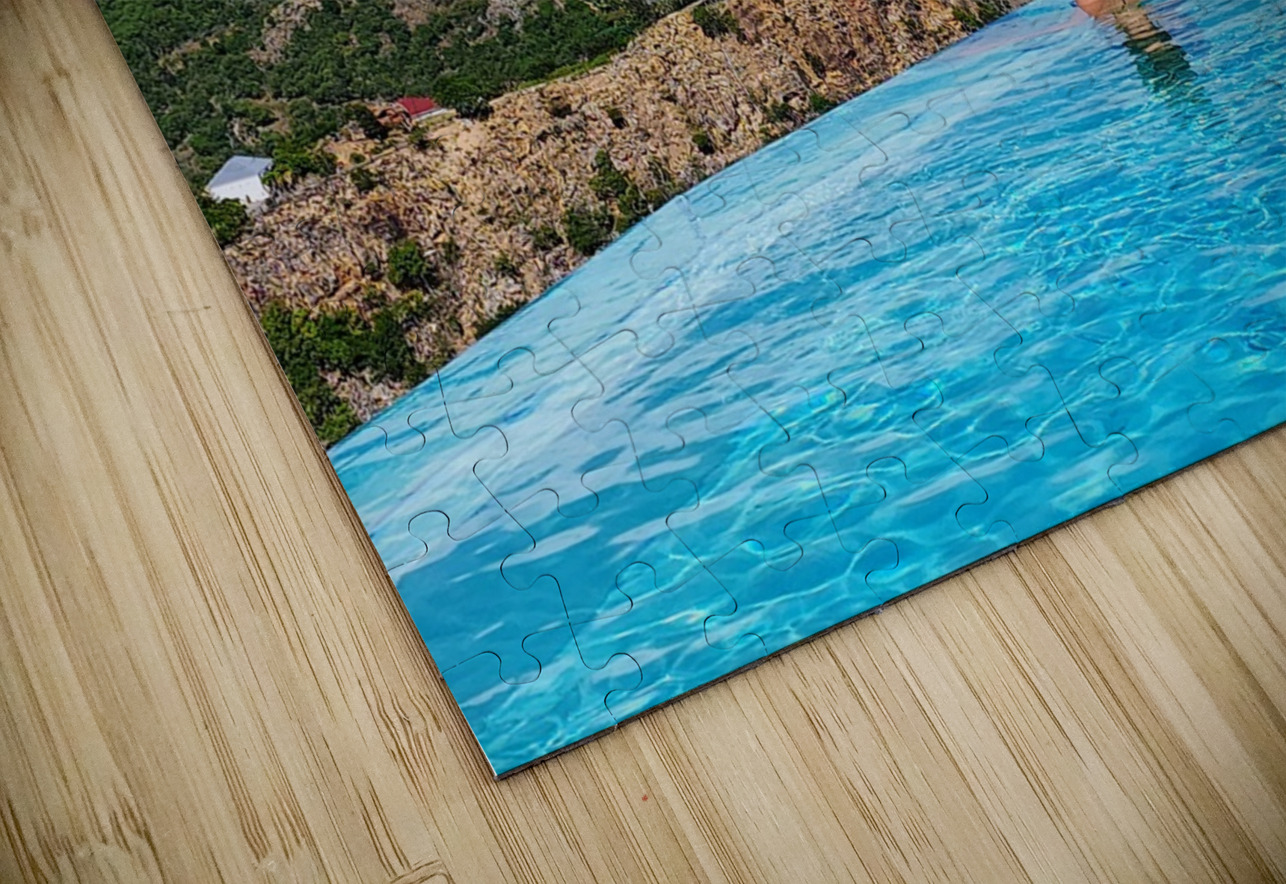 Poolside Views of St Barths Bonnies Wall Art Puzzle